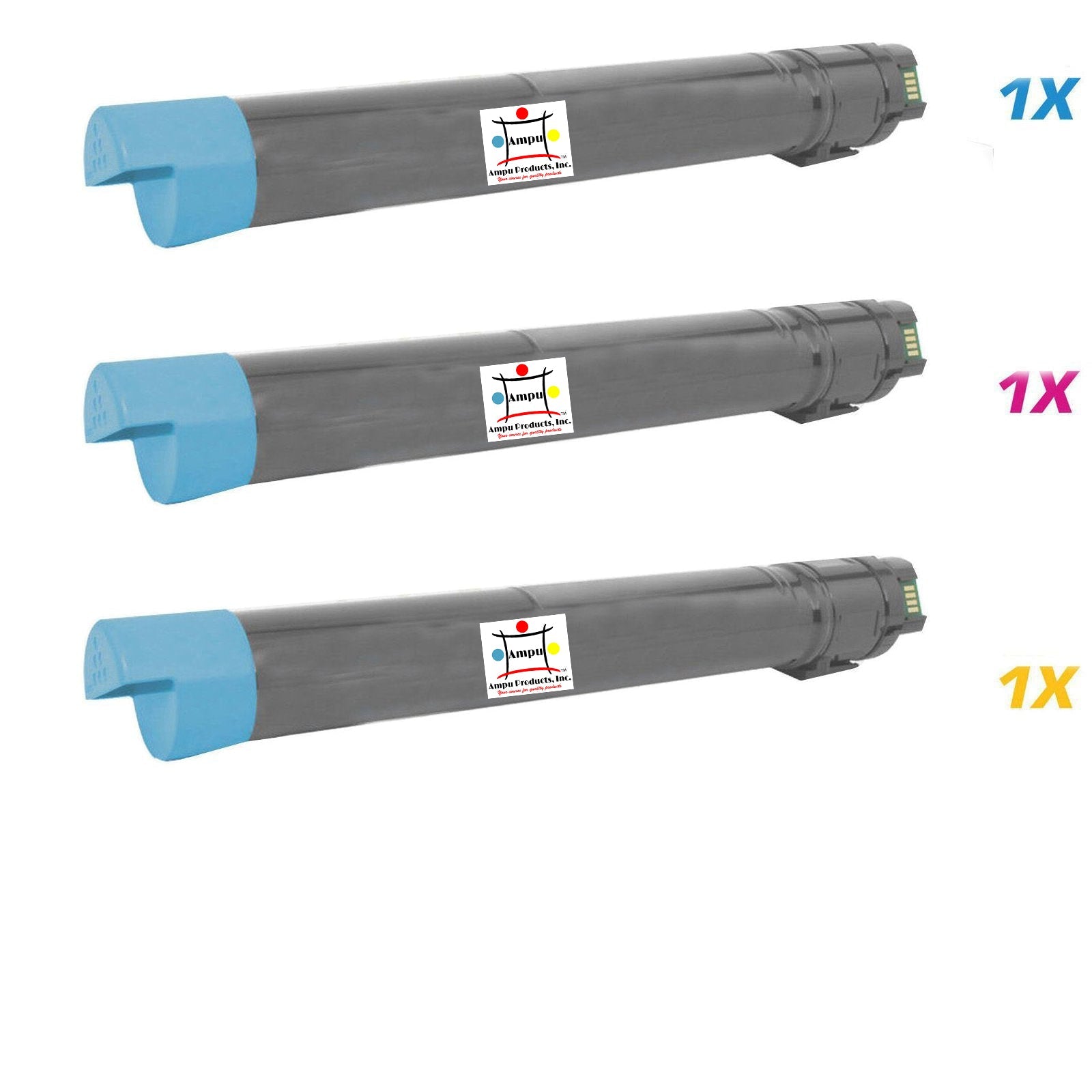 XEROX 1) 106R01566, 1) 106R01567, 1) 106R01568 (COMPATIBLE) 3 PACK