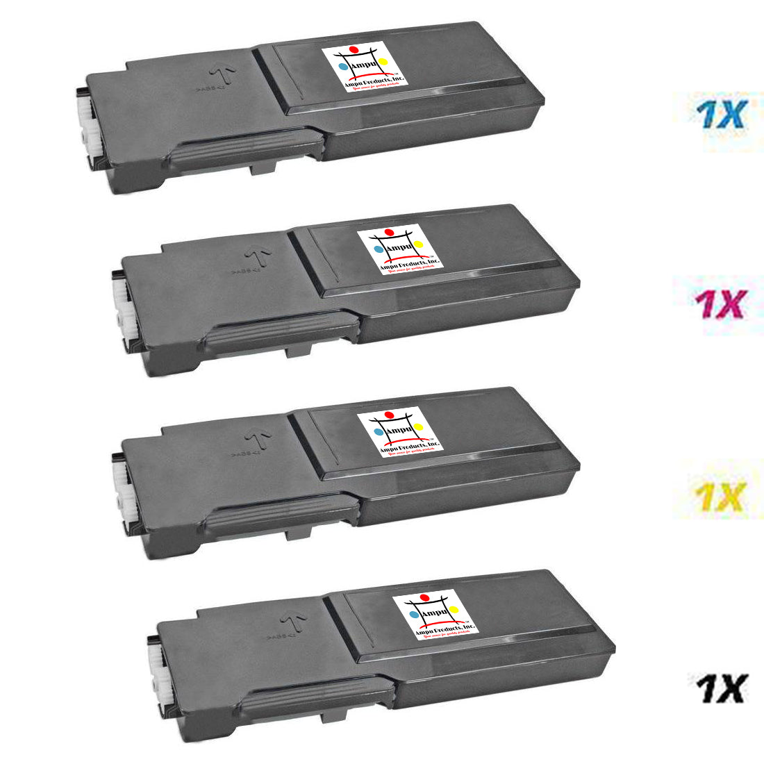 XEROX 1) 106R02228 1) 106R02225, 1) 106R02226, 1) 106R02227 (COMPATIBLE) 4 PACK